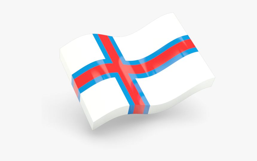 Glossy Wave Icon - Faroes Islands Flag Png, Transparent Png
