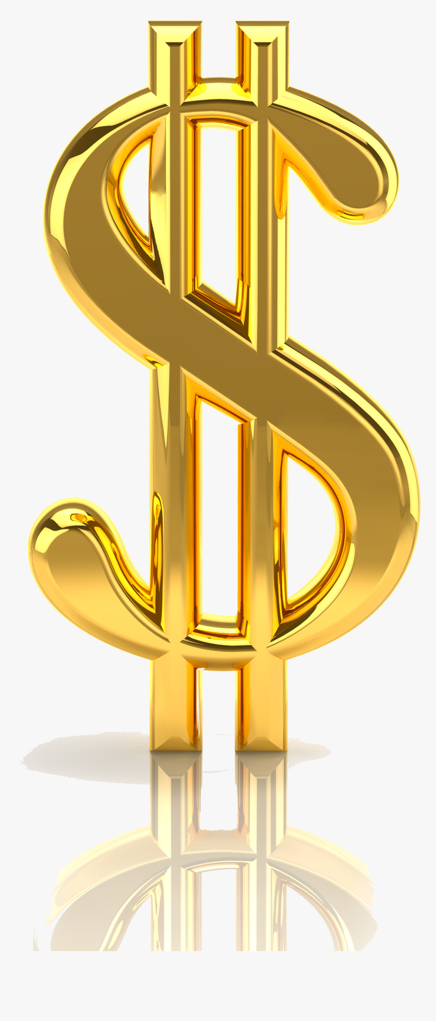 Gold Dollar Png File - Gold Dollar Png, Transparent Png
