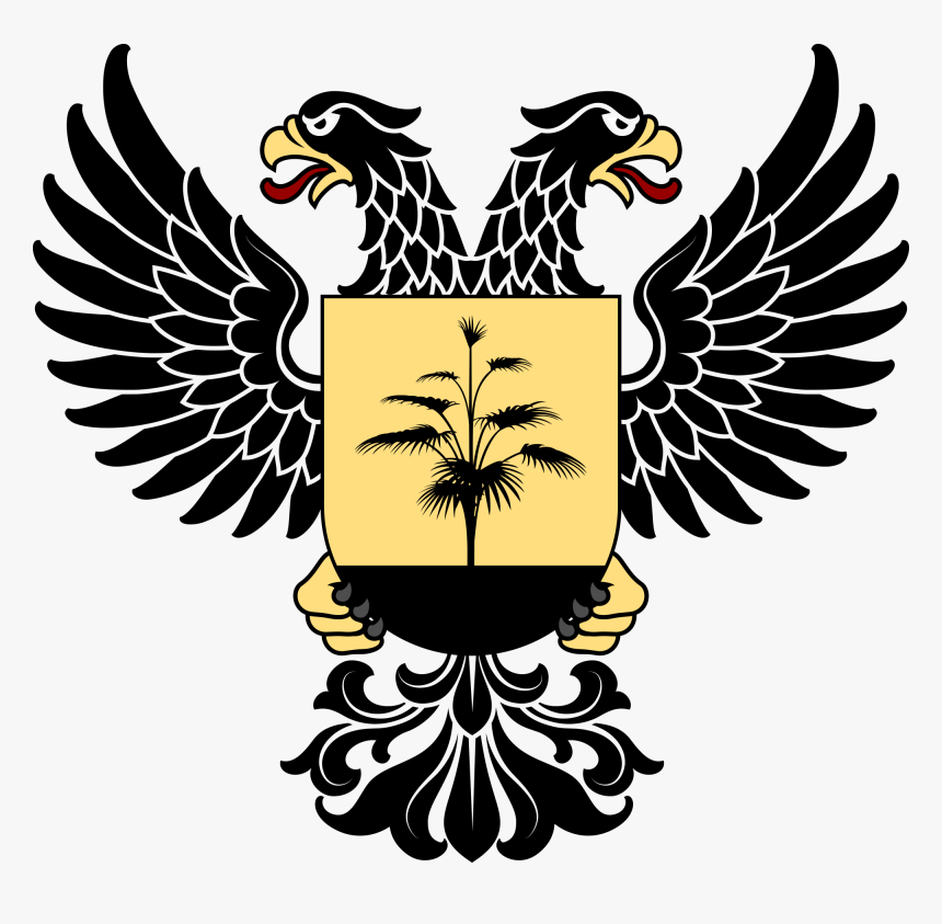 Military Svg Eagle - Heraldry Double Headed Eagle Crowned, HD Png Download