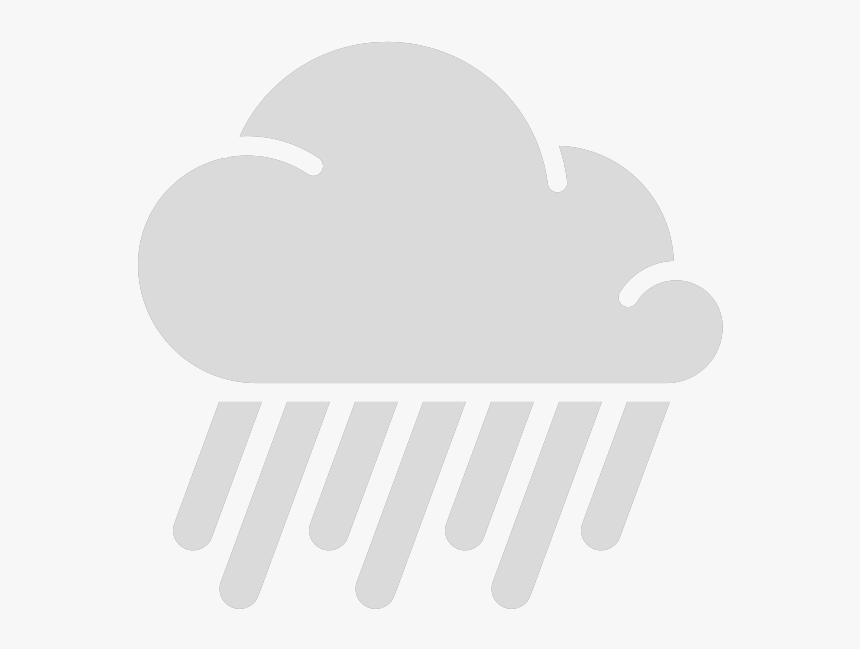 Simple Weather Icons Rain - Clipart Weather Symbols Thunderstorm, HD Png Download