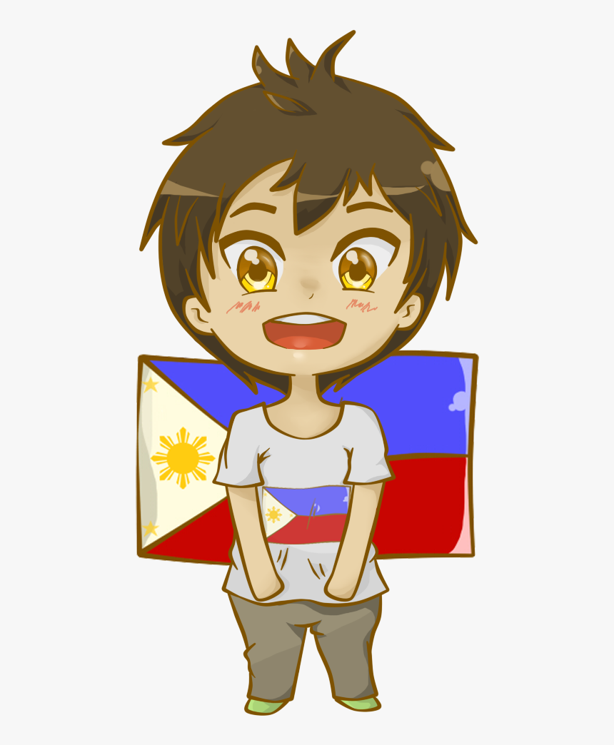 Manga Boy Clipart Filipino Boy - Filipino Chibi, HD Png Download