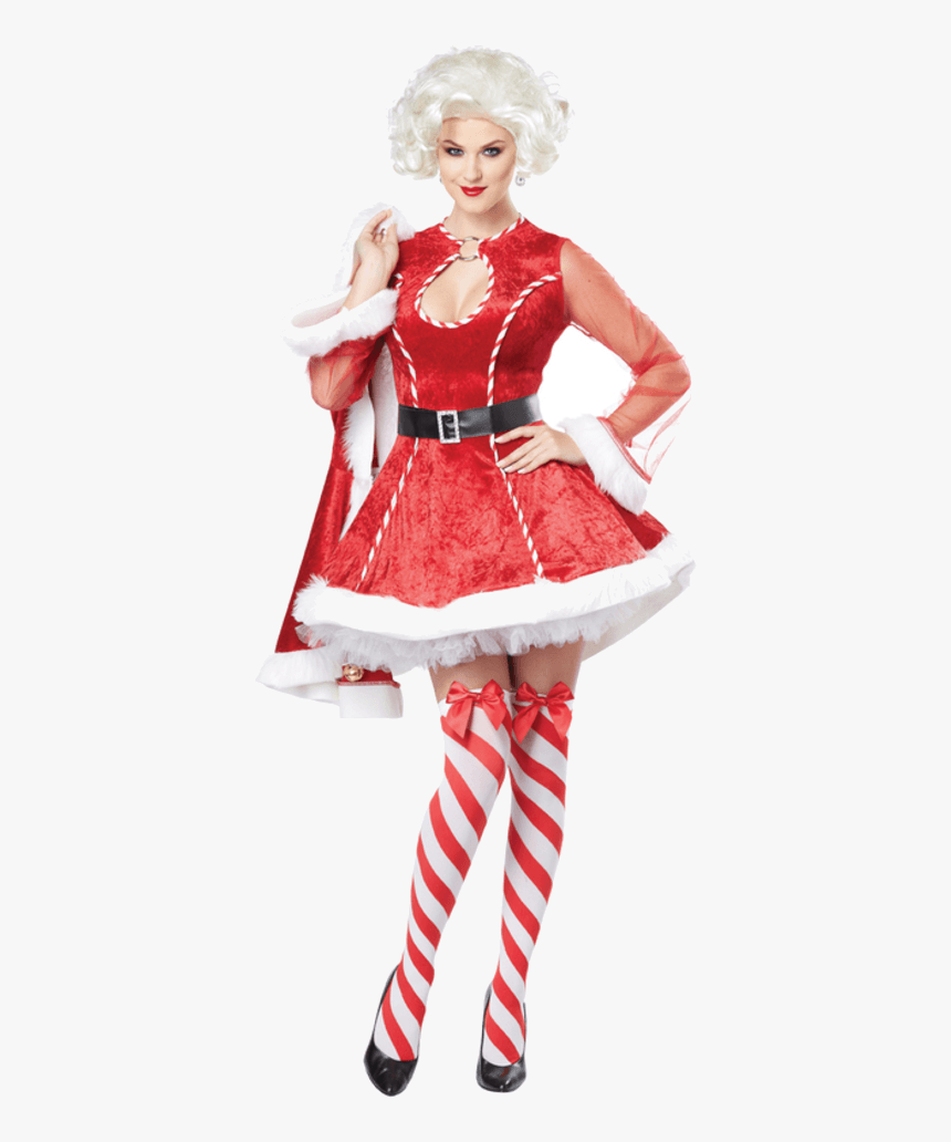 Sexy Mrs Claus Costume , Png Download, Transparent Png