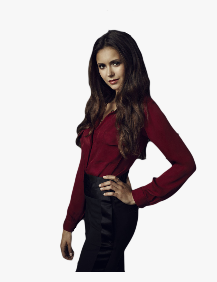 Nina Dobrev Elena Gilbert The Vampire Diaries Damon, HD Png Download