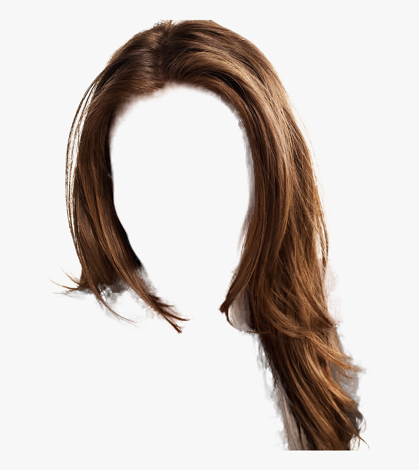 Brunette Clipart Girl Wig, HD Png Download
