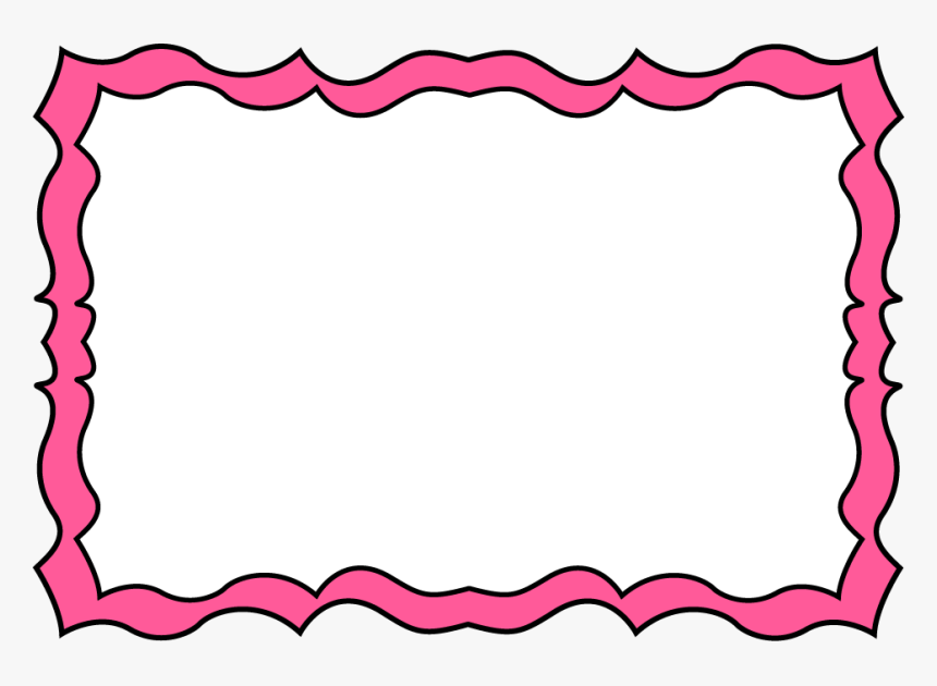 Pink Fancy Borders Clipart, HD Png Download