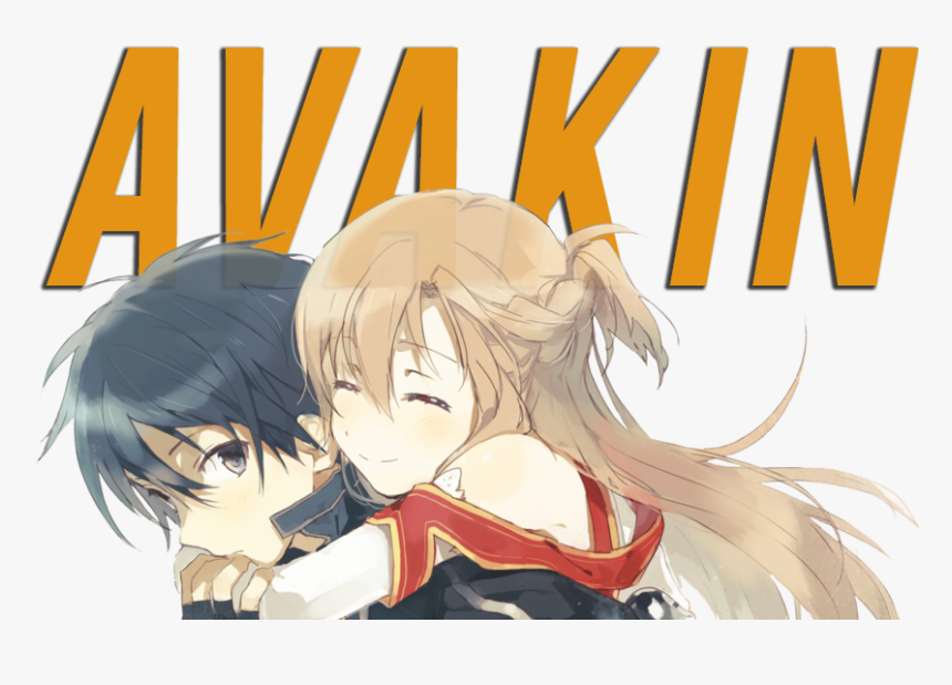 Cute Kirito And Asuna , Png Download, Transparent Png