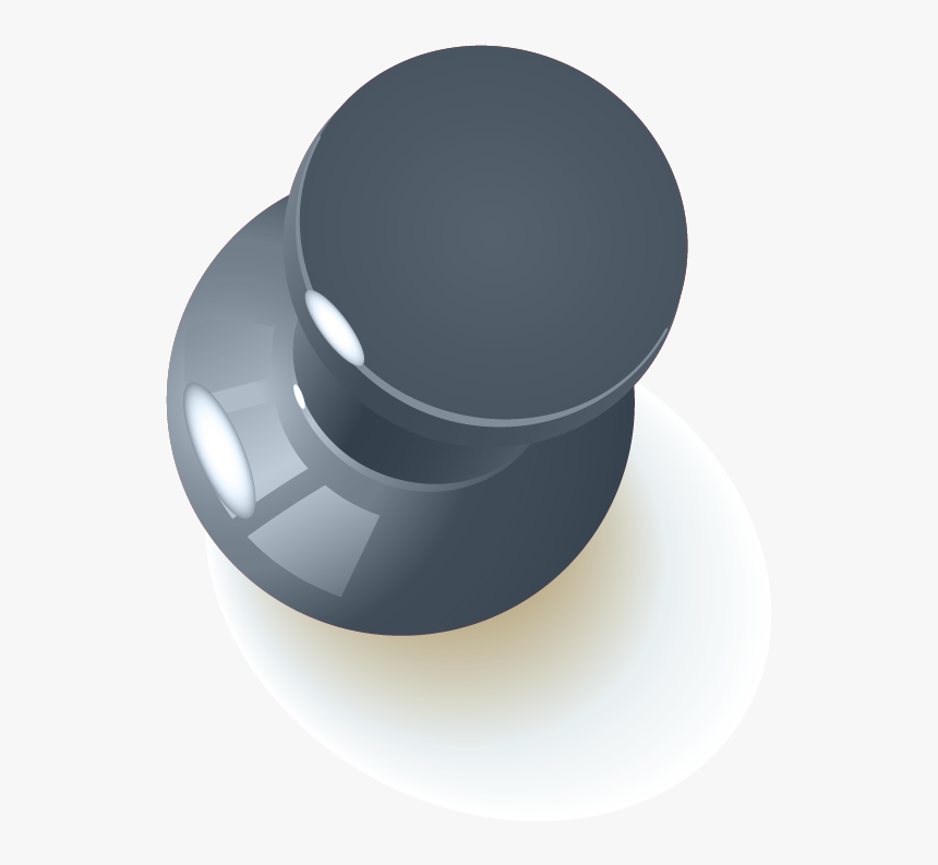 Green Thumbtack Png, Transparent Png