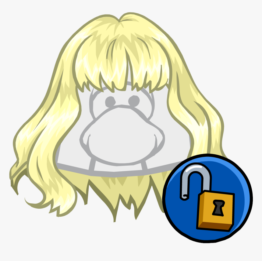 Girl Hair Club Penguin , Png Download, Transparent Png