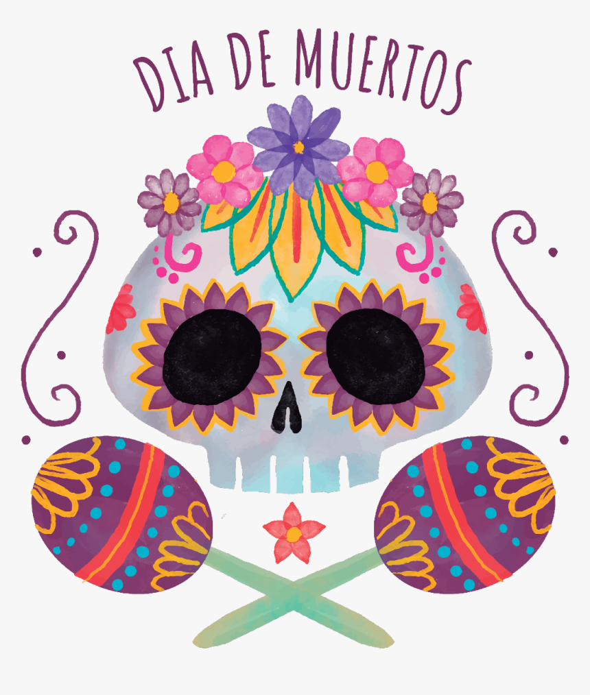 #freetoedit #dayofthedead #mexico #mexicanart #totenkopf, HD Png Download