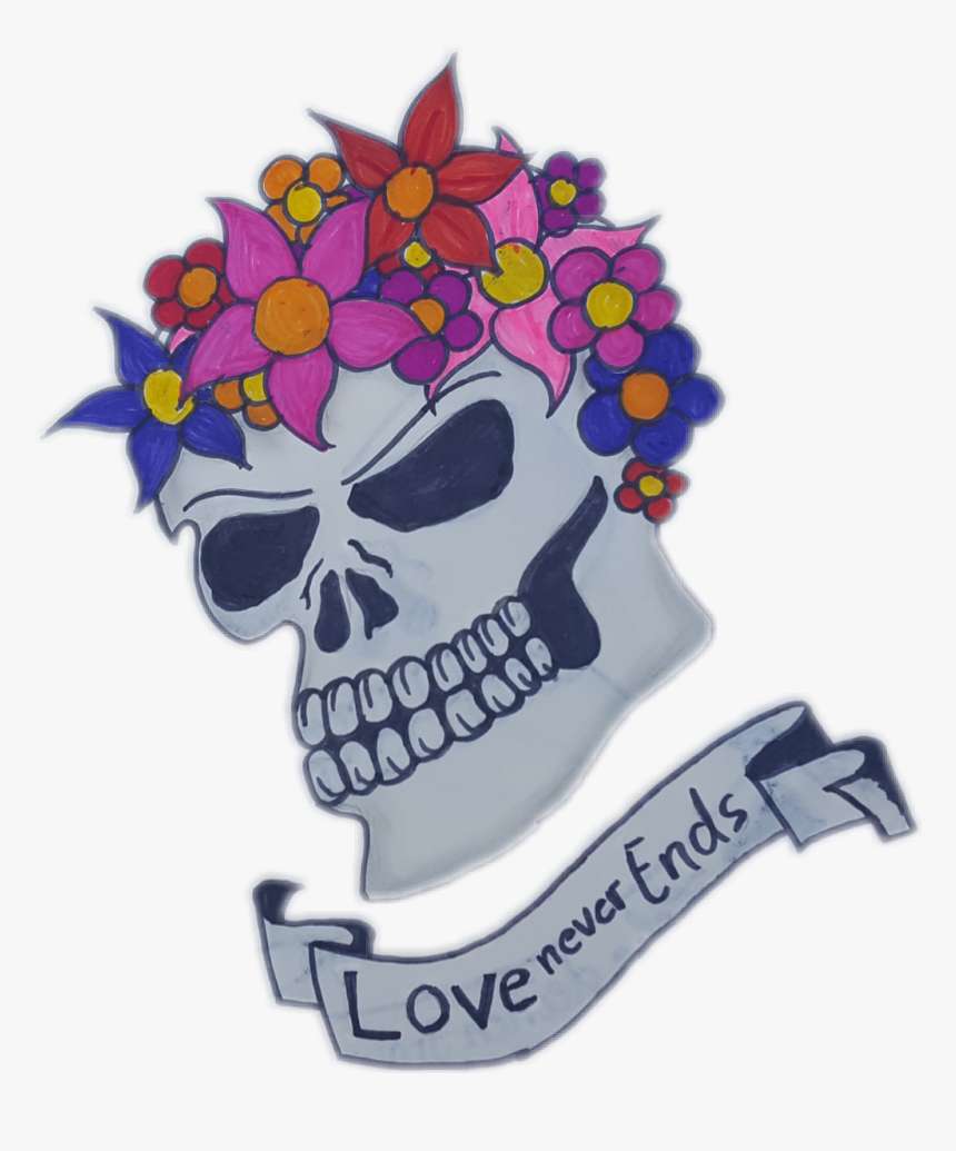 #tumblr #tumblrpost #tumblrgirl #galaxy #totenkopf, HD Png Download