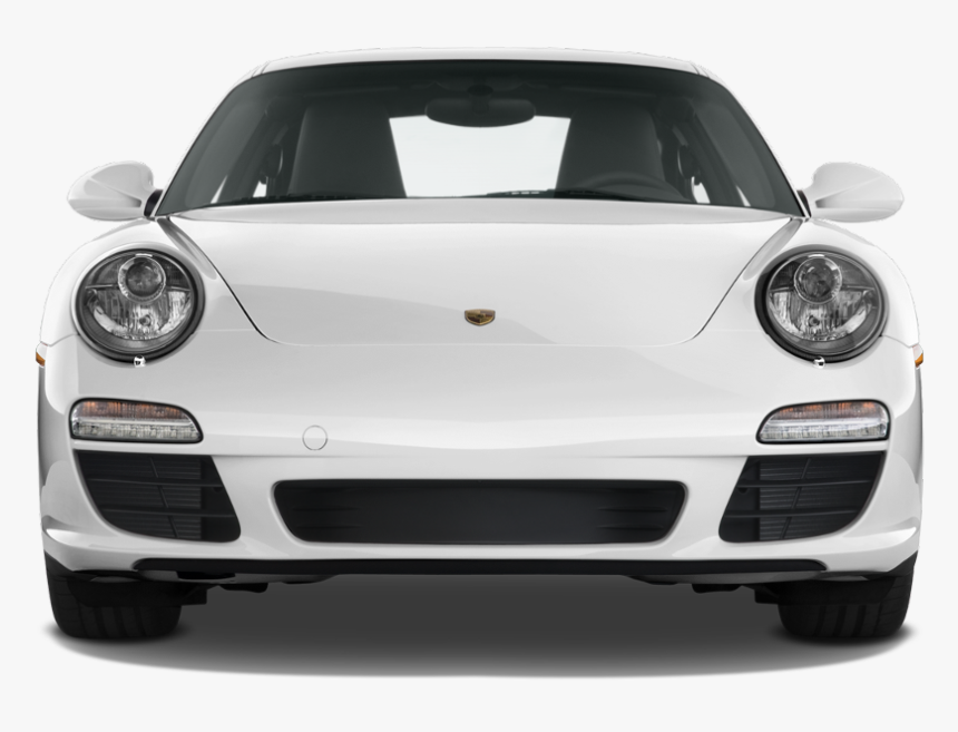 #porsche #997 #carrera #car #front #911 #white, HD Png Download