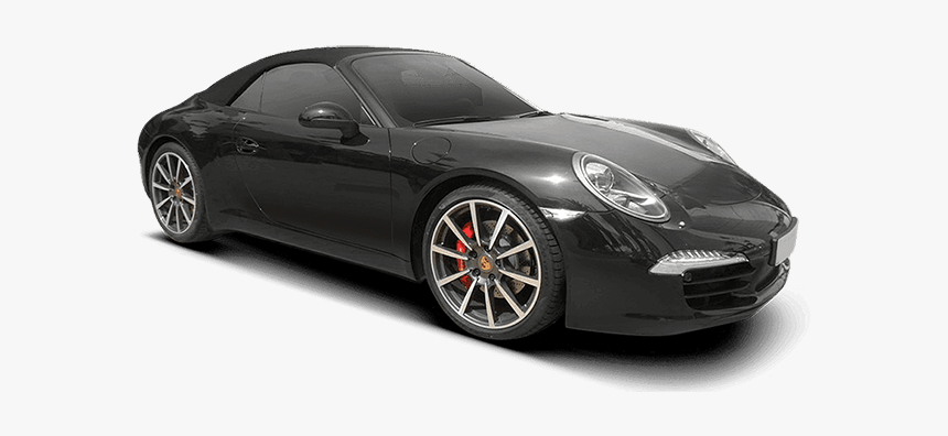 Porsche 911 Cabrio 2d Schwarz, HD Png Download