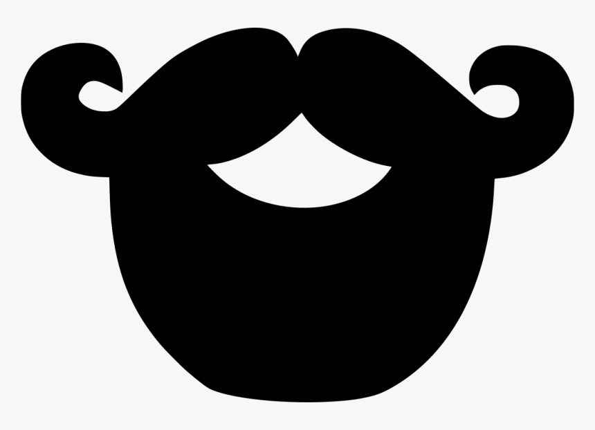 Transparent Curly Mustache Clipart, HD Png Download