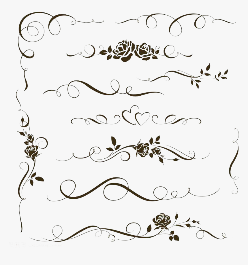 Ornament Decorative Arts Calligraphy Illustration, HD Png Download