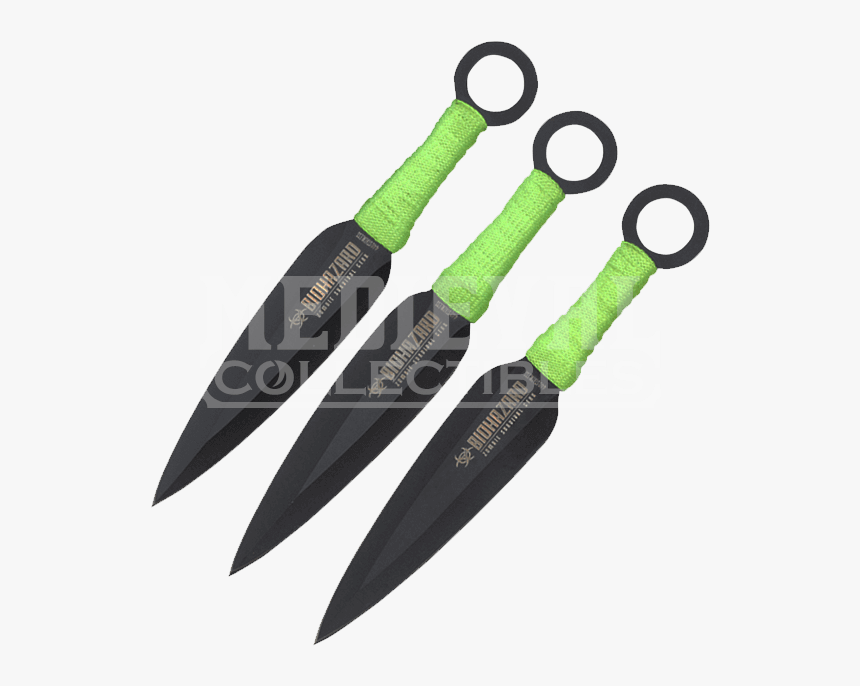 3 Piece Biohazard Apocalyptic Ninja Kunai, HD Png Download