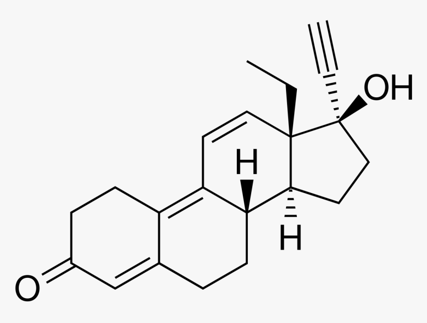 Norethynodrel Structure, HD Png Download