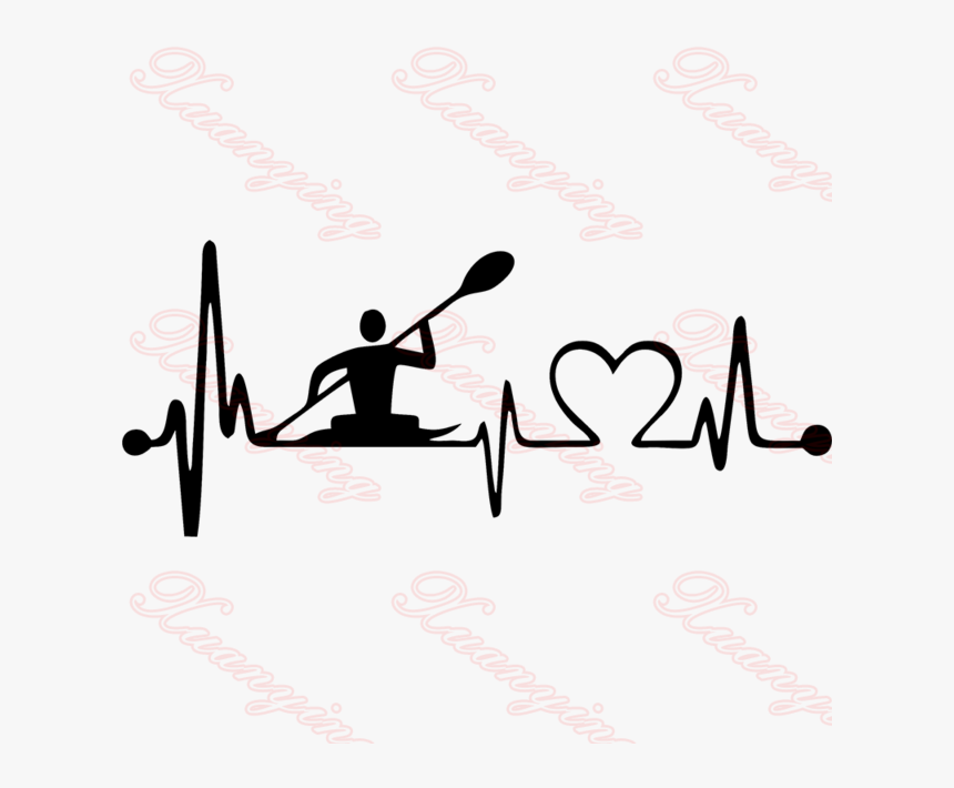 Personality Heartbeat Lifeline Kayak Fashion Creative, HD Png Download
