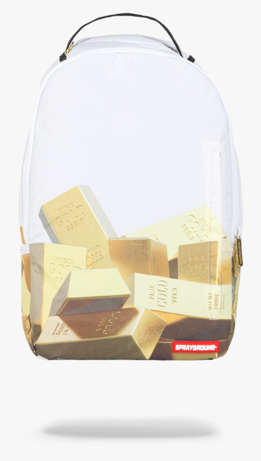 Sprayground Gold Bricks Backpack, HD Png Download