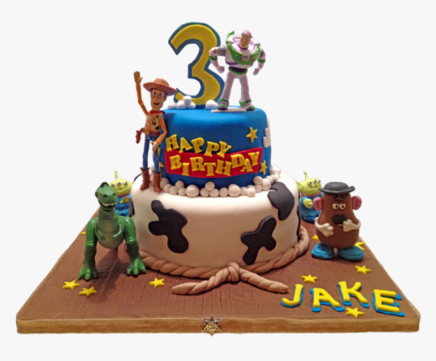 Toy Story Cake With All Characters, HD Png Download