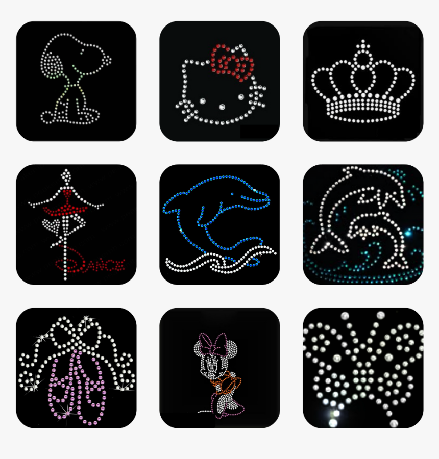 Collage Rhinestones Ggg - Label, HD Png Download