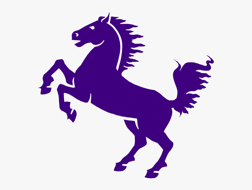 Transparent Horseshoe Clipart - Blue Horse Clipart, HD Png Download