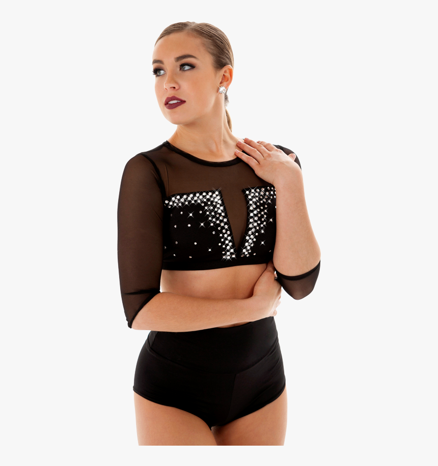 Dance Top With Rhinestones, HD Png Download