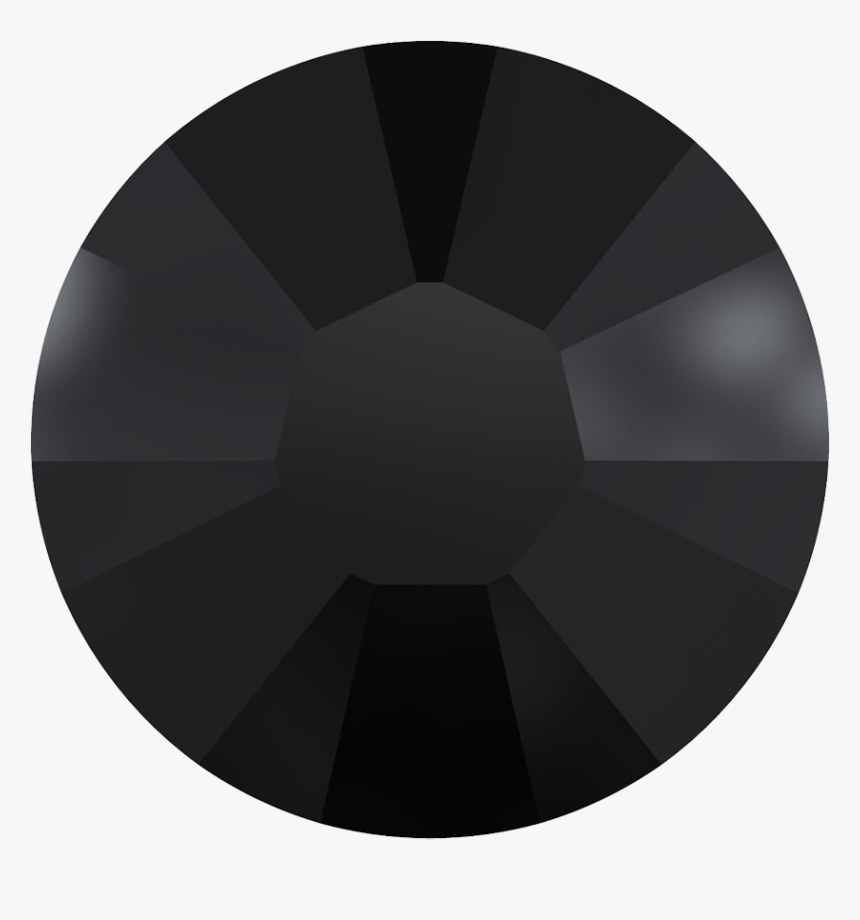 Jet, Swarovski 2038 Xilion Rose, Hotfix Rhinestones, - Mail Icon, HD Png Download