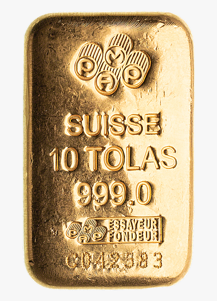 Pamp Gold Cast Bar - Bronze, HD Png Download