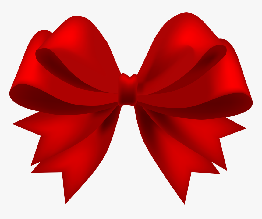 Red Bow Png, Transparent Png