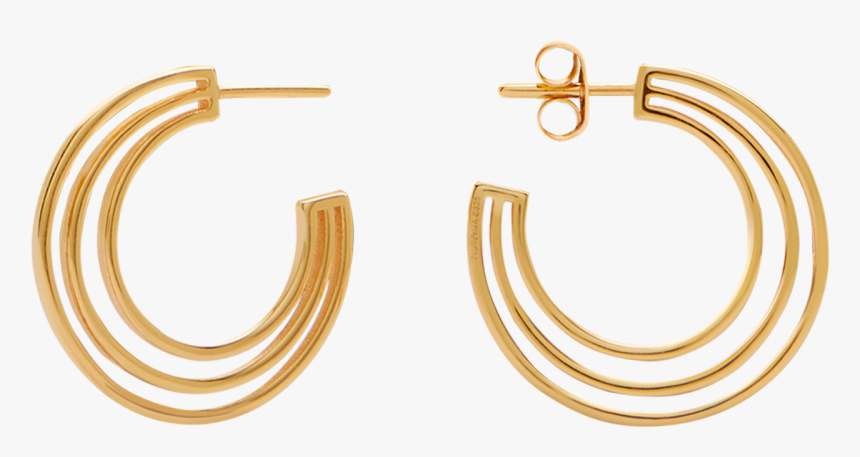 Clip Art Silver Hoop Earrings Plated - Earring, HD Png Download