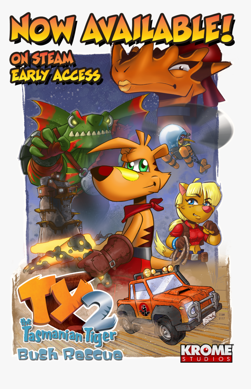 An Error Occurred - Ty The Tasmanian Tiger Poster, HD Png Download