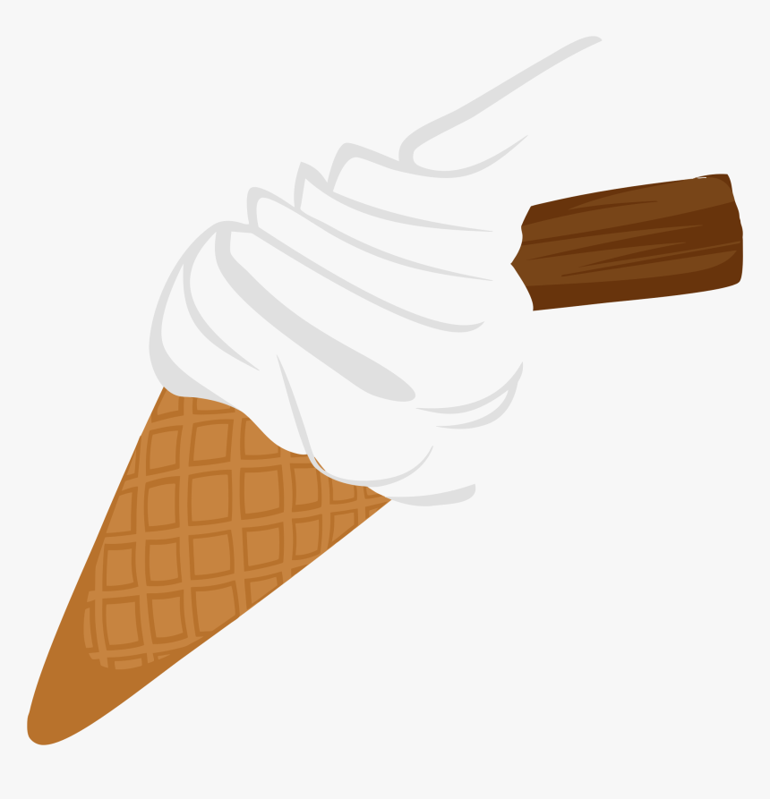 This Free Icons Png Design Of Ice Cream Cone With Chocolate - Ice Cream Png Graphic Soft, Transparent Png