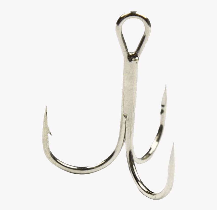 3 Way Fishing Hook Transparent Image - Transparent Fishing Hook Png, Png Download