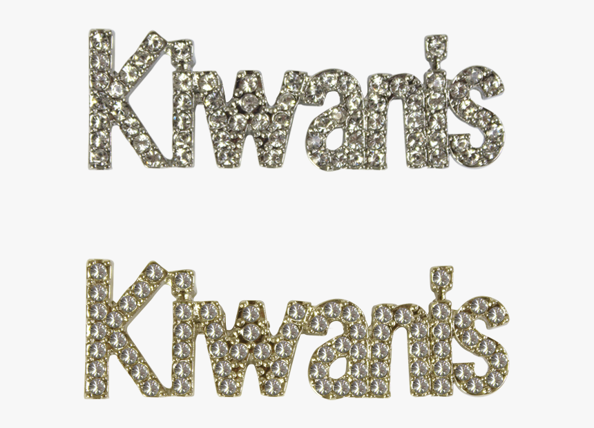 Rhinestone Kiwanis Brooch - Body Jewelry, HD Png Download