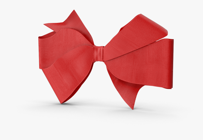 #red #ribbon #bow #party #tie #freetoedit - Silk, HD Png Download
