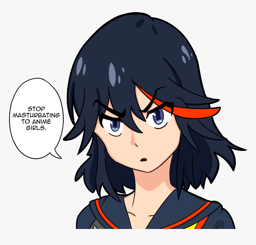 Image Of Ryuko Masturbating - Cartoon, HD Png Download
