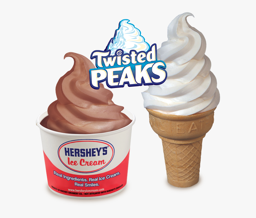 Chocolate Twist Cup And Vanilla Twist Cone - Hershey Creamery Company, HD Png Download
