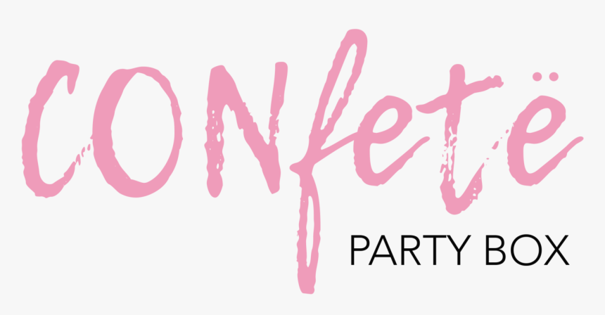 Party Horn Confetti Png - Calligraphy, Transparent Png