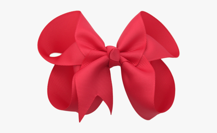 4 Inch Solid Color Boutique Hair Bows 
 Data Image - Red Hair Bow Png, Transparent Png
