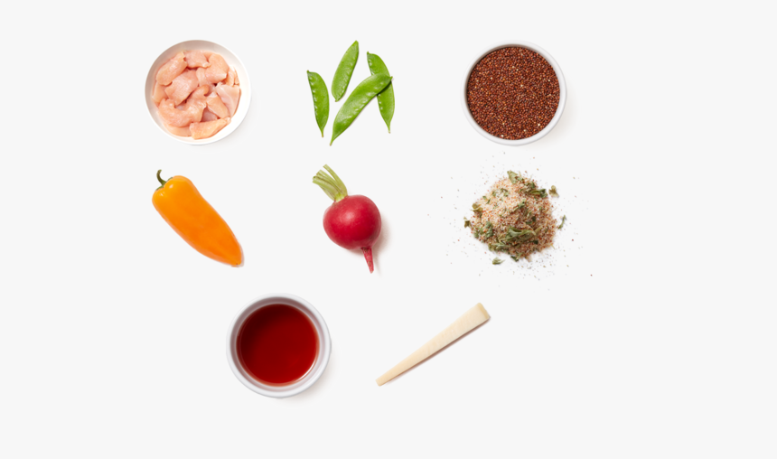 Chicken & Quinoa Salad With Sweet Peppers & Radishes - Natural Foods, HD Png Download