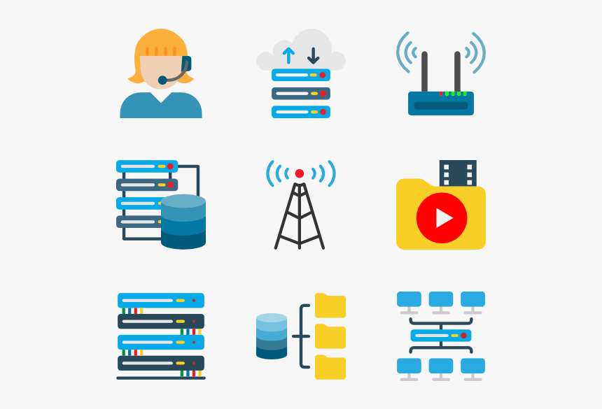 Data Network Png Icon, Transparent Png