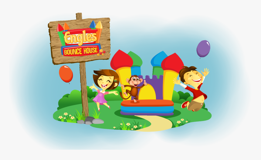 Inflatables & Party Rentals - Animated Bounce House, HD Png Download