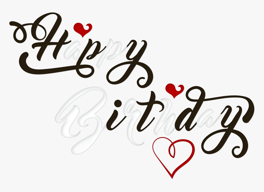 Happy Birthday Black And White Png Transparent Clip - Happy Birthday Cb Png, Png Download