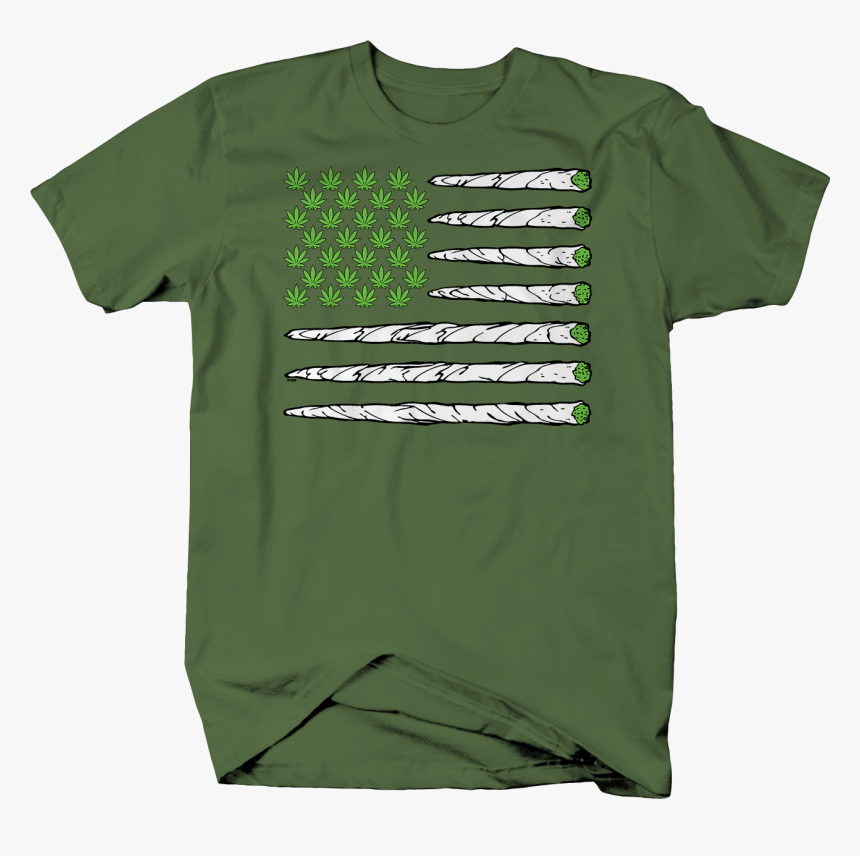 Marijuana Weed Usa American Joint Flag Freedom Smoking - Mother Should I Trust The Government T Shirt, HD Png Download