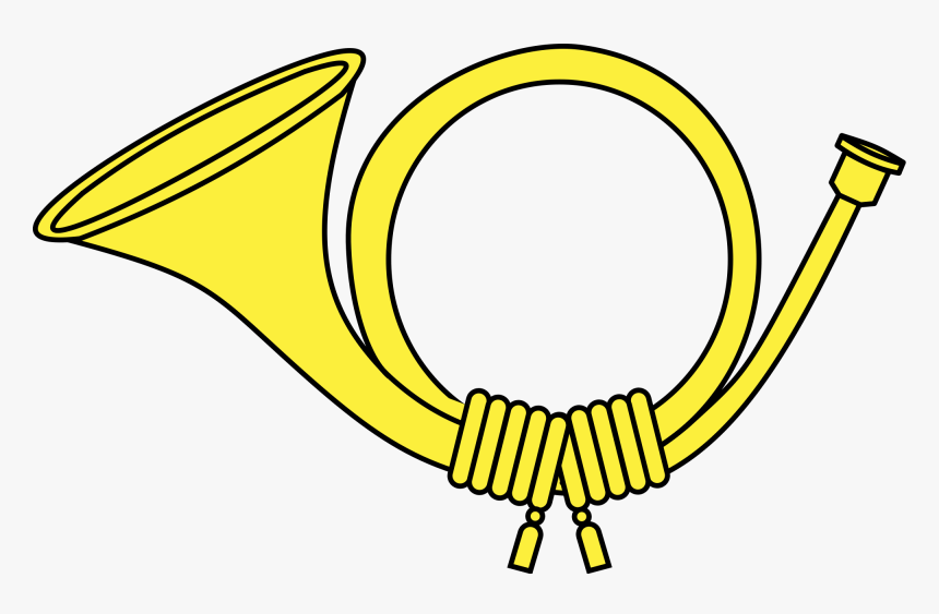 Yellow Post Transparent Png - Posthorn Clipart, Png Download