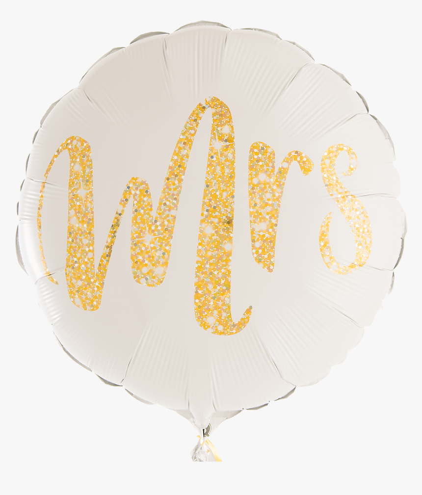 Mrs Glitter Gold - Balloon, HD Png Download