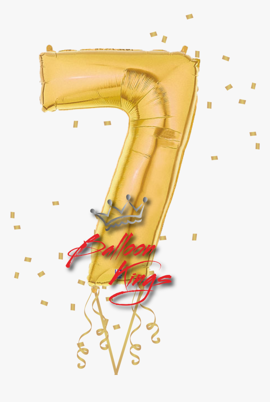 Gold Number - Balloon, HD Png Download