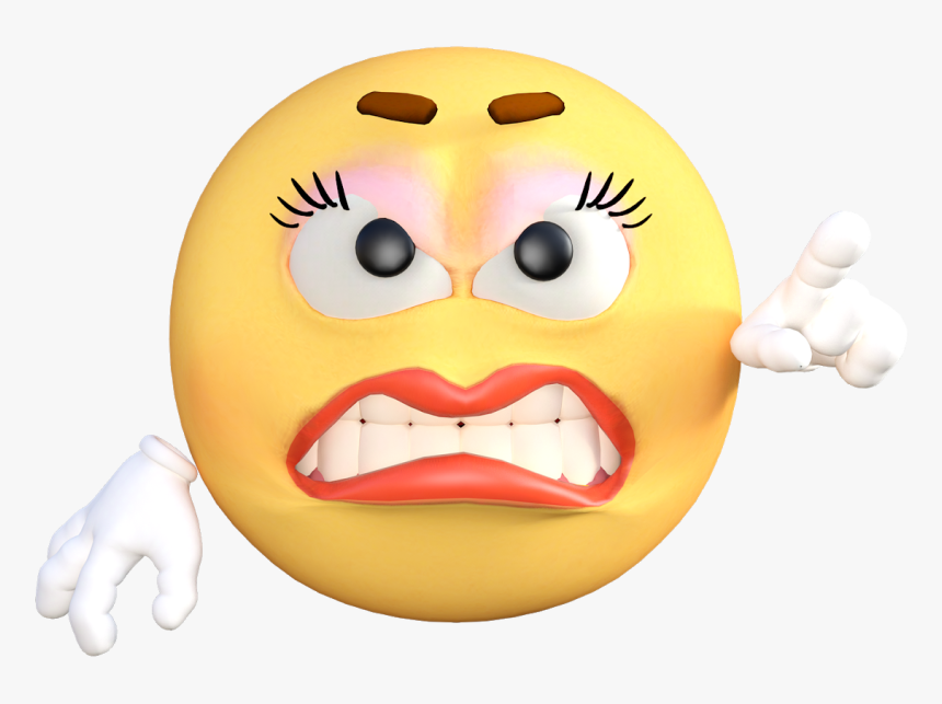 Emoticon, Emoji, Angry, Cartoon, Emotion, Yellow - Christian Quotes On Love Each Other, HD Png Download