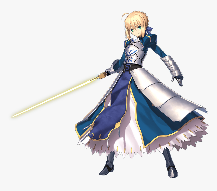 Anime Girls - Saber Fate Transparent, HD Png Download