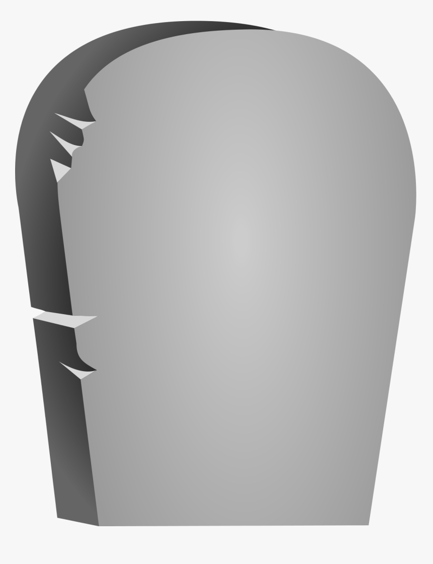 Panda Free Images Tombstoneclipart - Blank Tombstone Clip Art, HD Png Download